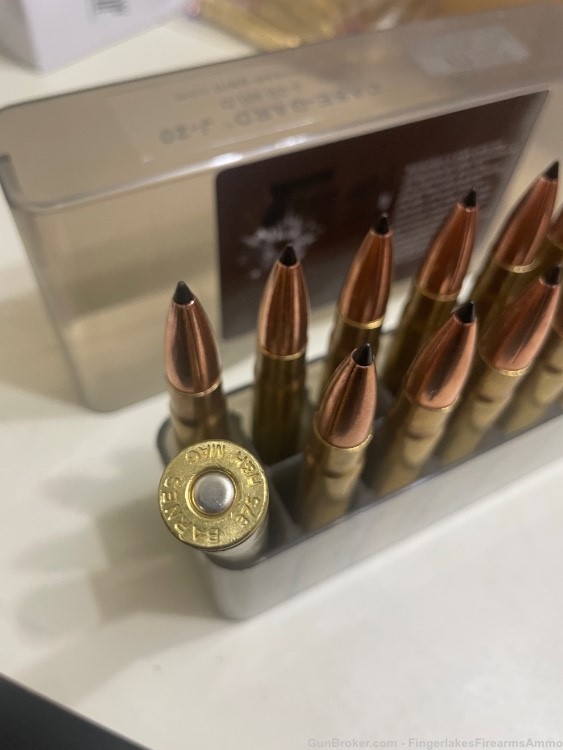 (20) .375 H&H mag 250gr Maker TREX max expansion copper ammo ammunition -img-3