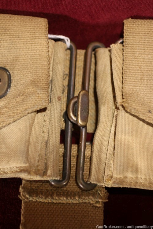US M1918 Mounted Belt - 9 Pocket with First Aid Pouch-img-18