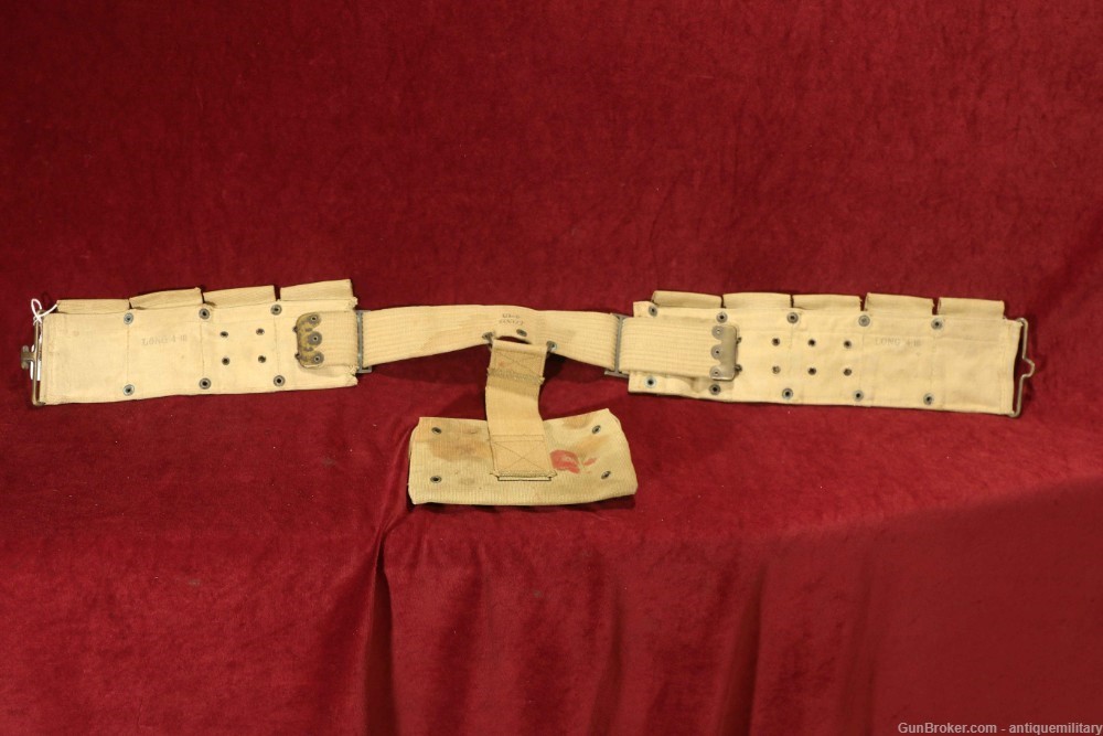 US M1918 Mounted Belt - 9 Pocket with First Aid Pouch-img-1