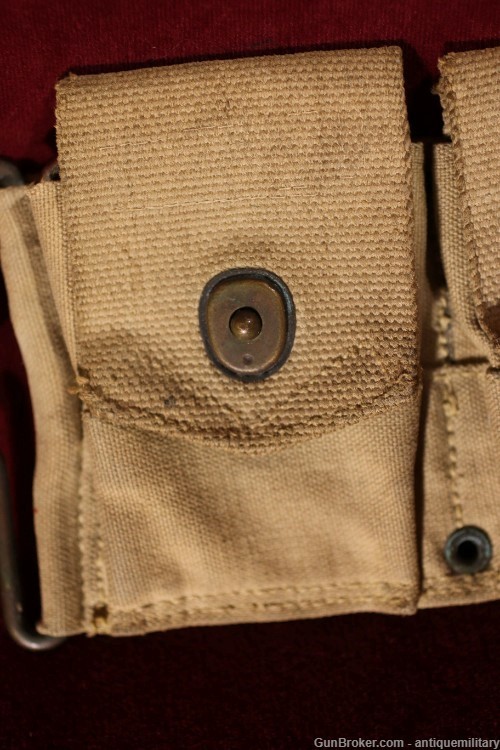 US M1918 Mounted Belt - 9 Pocket with First Aid Pouch-img-12