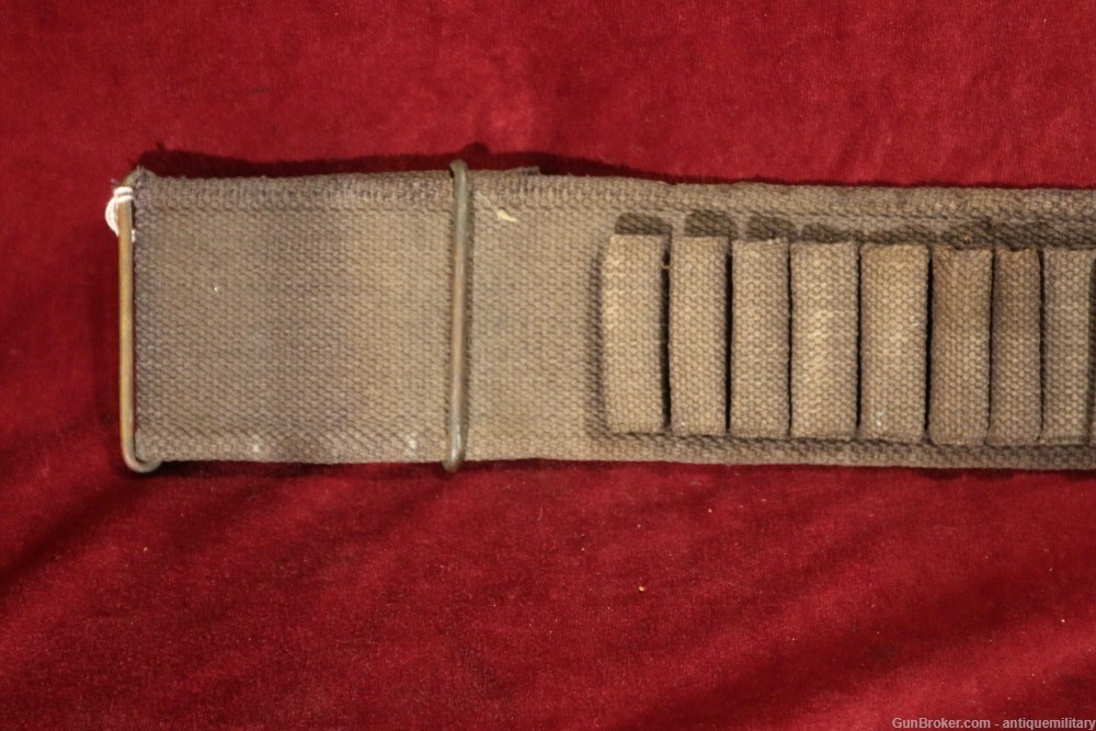 US Blue .45-70 Cartridge Belt - Late Model H Belt Buckle - 45 Rounds-img-5