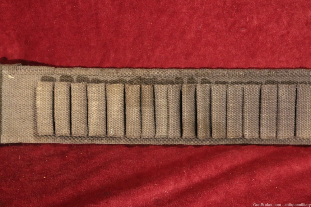 US Blue .45-70 Cartridge Belt - Late Model H Belt Buckle - 45 Rounds-img-4