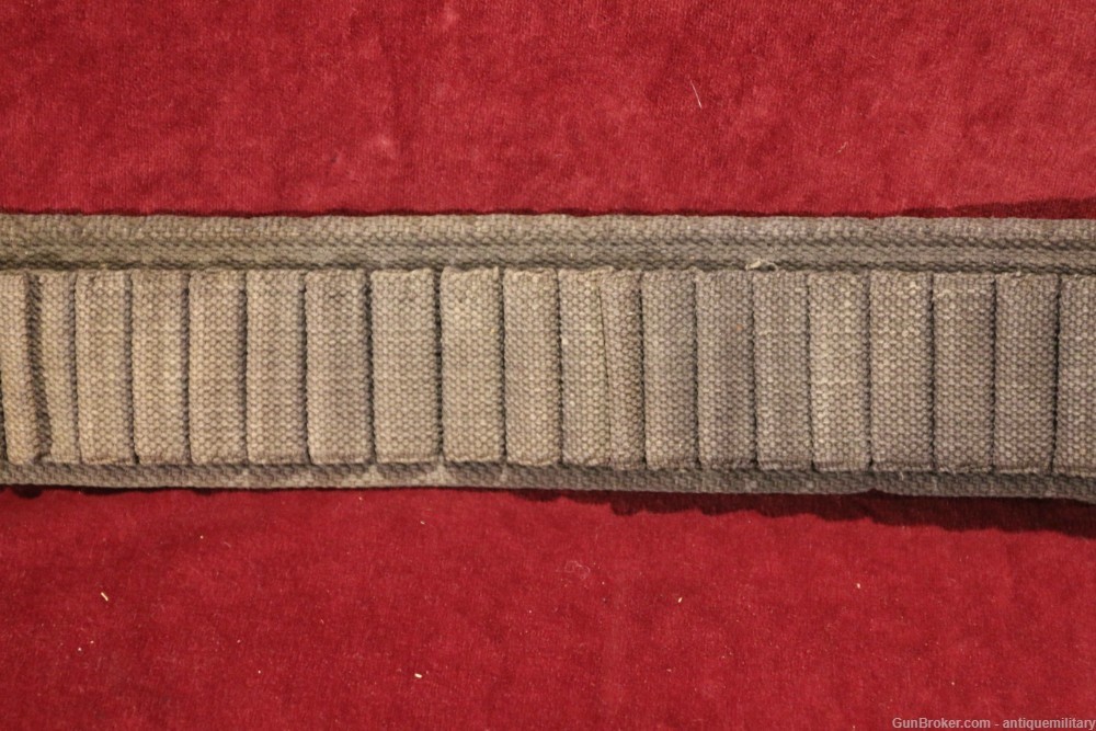 US Blue .45-70 Cartridge Belt - Late Model H Belt Buckle - 45 Rounds-img-2