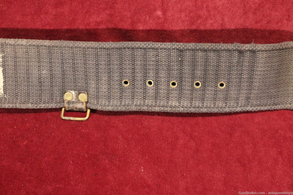 US Blue Mills Belt .30-40 & .38 LC rounds with live rounds - Span Am War-img-7