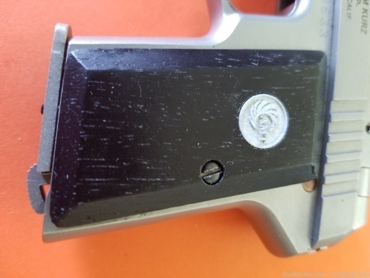AMT/iAi Small Frame Backup grips (22LR, .380, 9mm Kurz) with Medallions-img-4