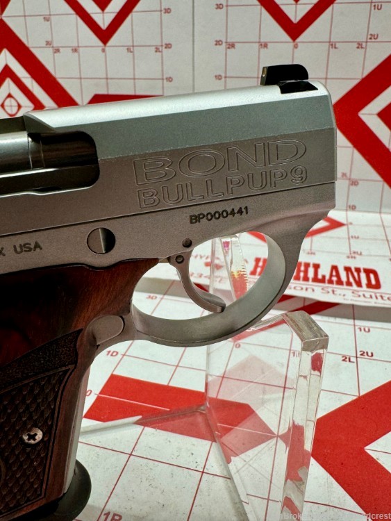 Ultra Rare Bond Arms Bullpup9 Full nickel 9mm rosewood LNIB (BOBERG)-img-9