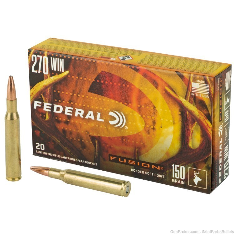 Federal Fusion 270win 150gr – 20 Rounds-img-0