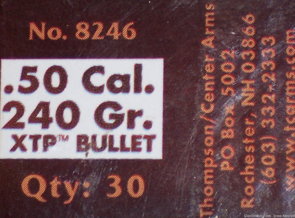 Thompson Center Arms 50 caliber Sabot w/ 240 Grain Bullet 50 Rounds #8246-img-4