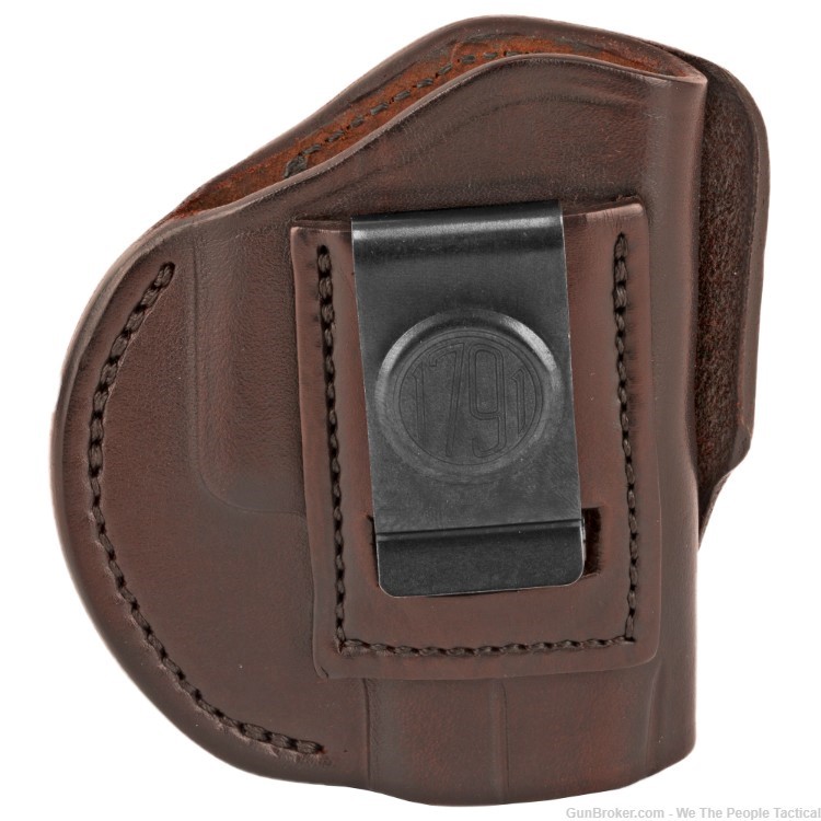 1791 4-WAY Holster Size 3 IWB or OWB Holster Signature Brown Leather NEW-img-1