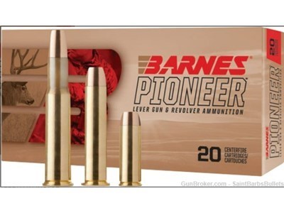 Barnes Pioneer .45 Long Colt 250 Grain Original – 20 Rounds