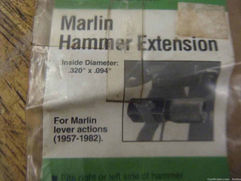 Hammer extension for Marlin lever action rifle manufactured 1957 to 1982-img-2