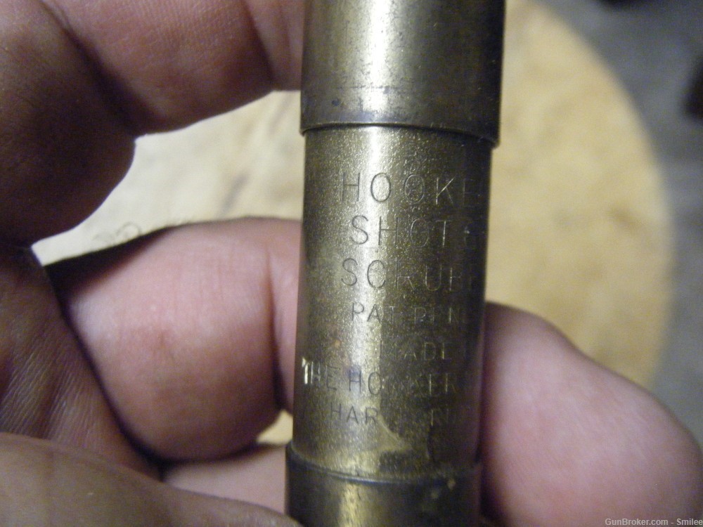 Hooker shotgun scrubber - vintage gun cleaning tool-img-1