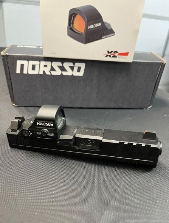Glock 26 Norsso Holosun Ameriglo Grey Ghost Slide-img-0