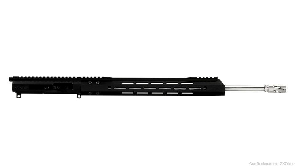 AR-15 .22 Magnum WMR 20" Side Charging Upper Receiver with BCG Stainless-img-0