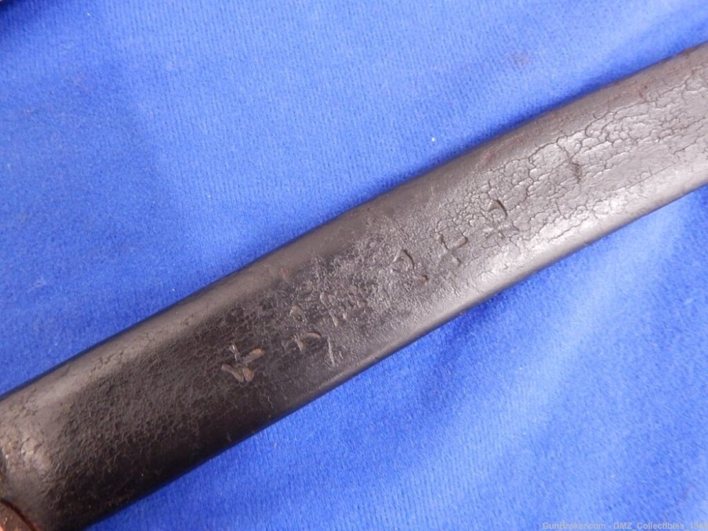 1850s Japanese Marked Enfield / Snyder Sword Bayonet with Sheath-img-5