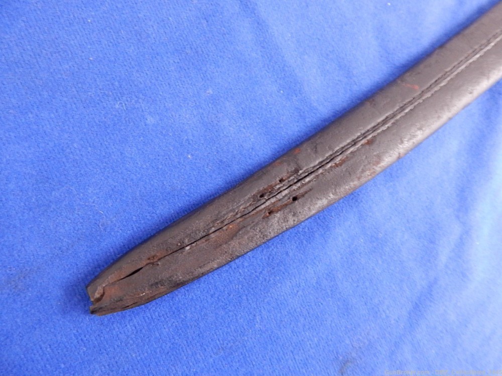 1850s Japanese Marked Enfield / Snyder Sword Bayonet with Sheath-img-8