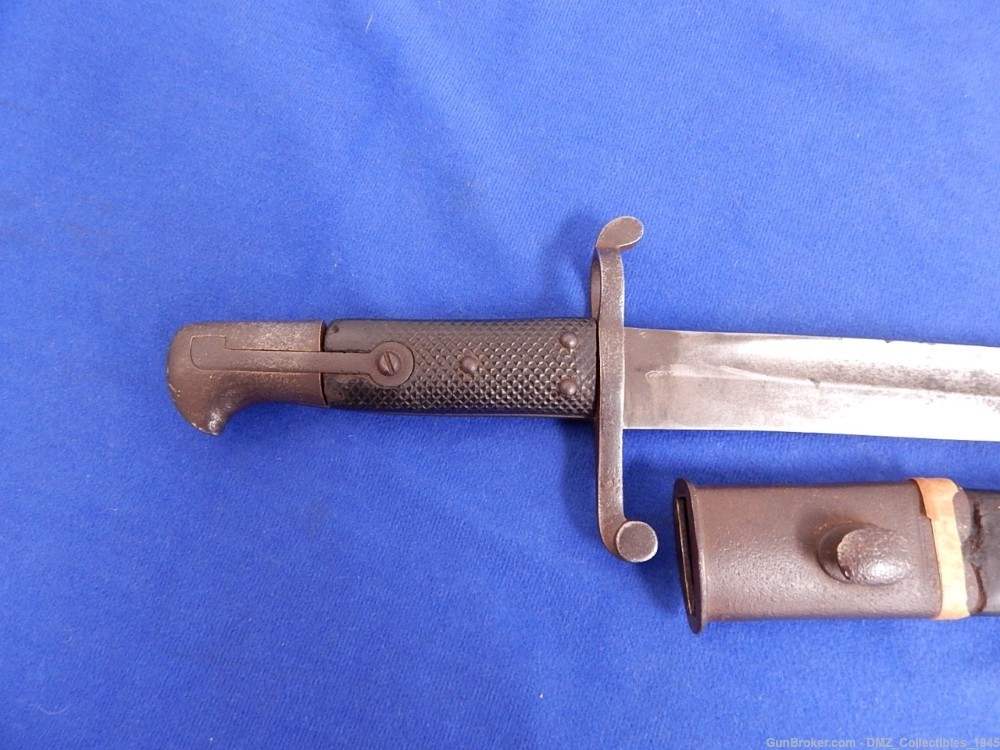 1850s Japanese Marked Enfield / Snyder Sword Bayonet with Sheath-img-1