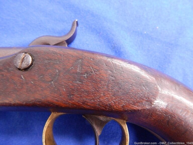 1845 Mexican War Era 54 Caliber Percussion Single Shot Naval Pistol-img-8