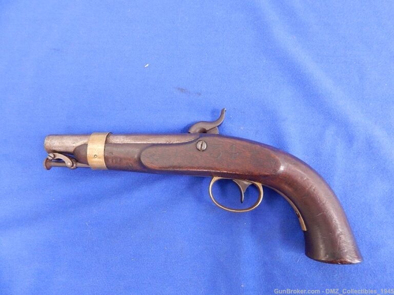 1845 Mexican War Era 54 Caliber Percussion Single Shot Naval Pistol-img-6