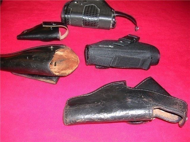 Lot of 5 pistol holsters-img-1