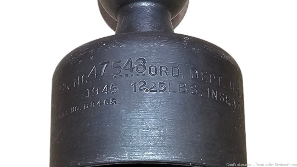 US Army WWII 60mm M2 Mortar Cup / Receiver by KVS Mfg & Eng Company 1945-img-7