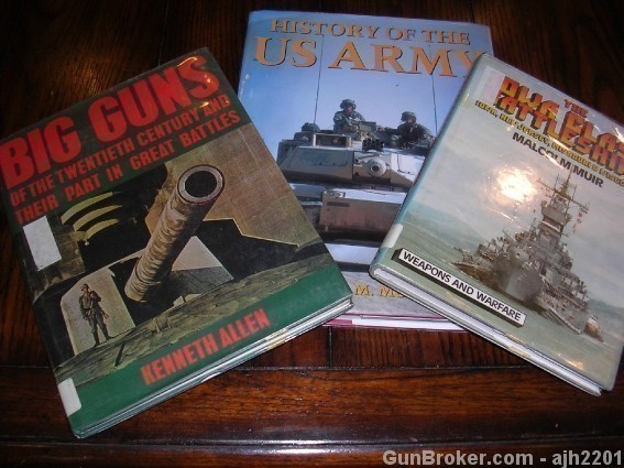 3 Military books, 500 pages +/-, WW I & II & other-img-0