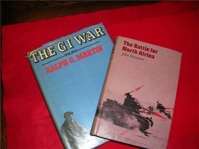 World War II (2 books)"The GI War", "North Africa"-img-1