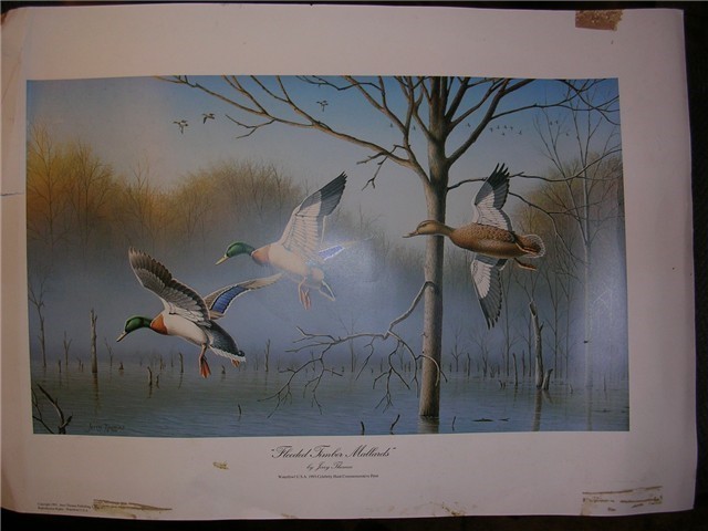 3 Ducks Unlimited Prints, two 1986 & one 1993-img-3