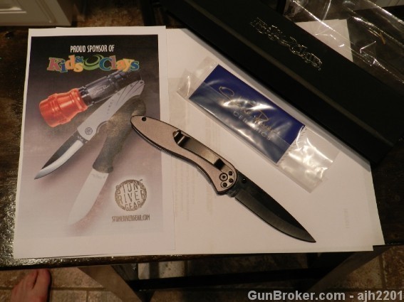 Two Knives,  folders,  new Browning knife & Stone River knife-img-1