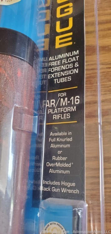 Hogue AR15/M16 Soft Rubber OverMolded Monogrip and Aluminum FF Forend-img-1