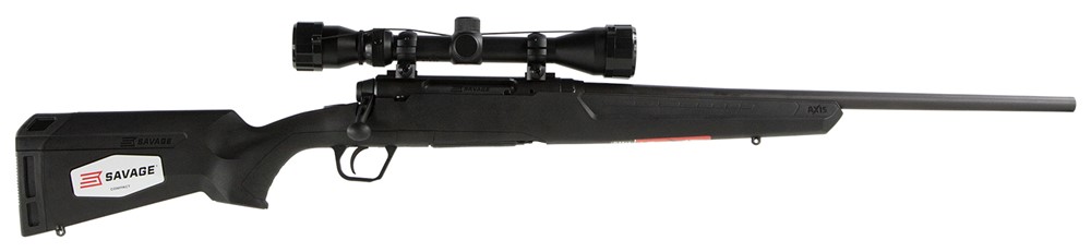 Savage Axis XP Compact 7mm-08 Rem Rifle 20 Matte w/Weaver 3-9x40mm Scope 57-img-0