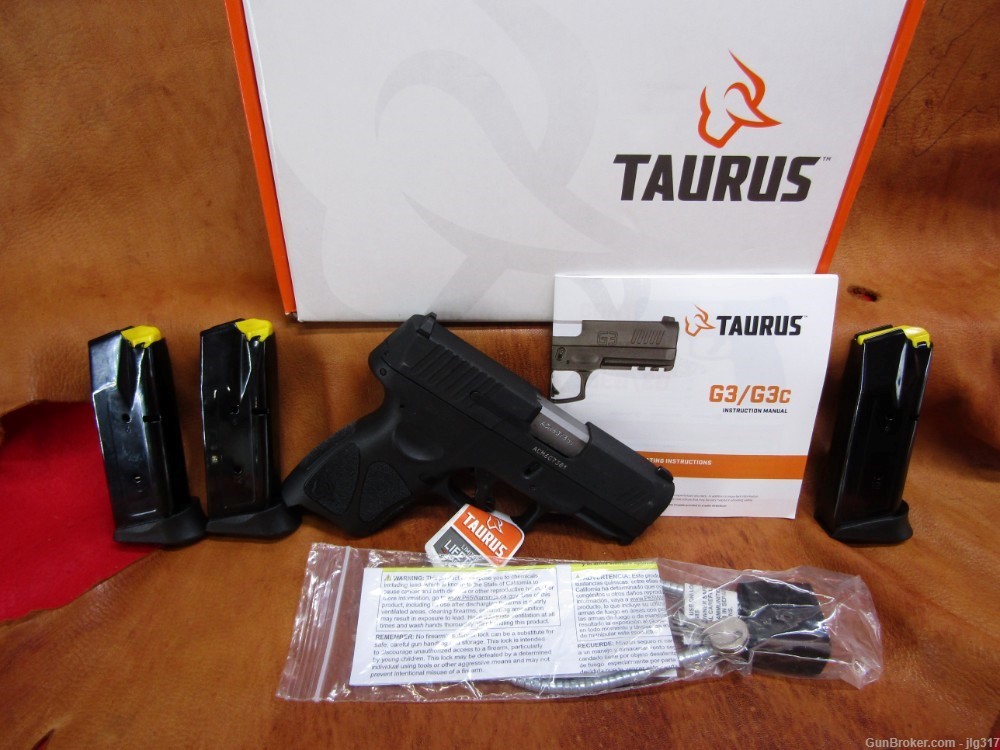 Taurus G3C 9 mm Semi Auto Pistol New in Box 1-G3C931-img-0