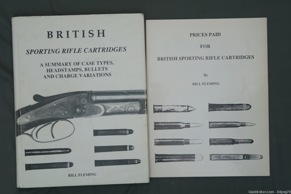 British Sporting Rifle Cartridges by Bill Flemming with Prices Paid Vol-img-0
