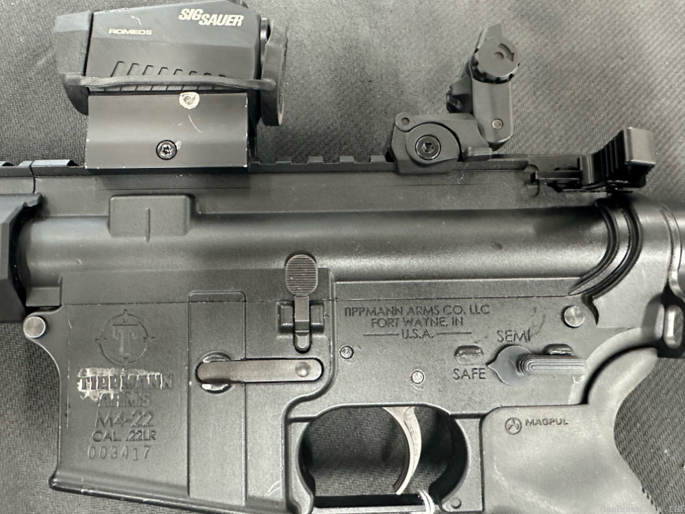 Tippmann Arms M4-22 .22LR 7" Barrel Sig Sauer Romeo 5 Optic-img-2