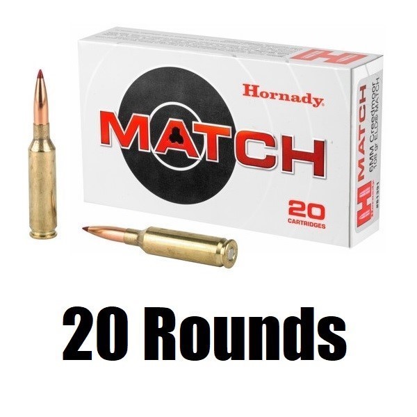 Hornady Match .308 Winchester 168 Grain BTHP 20 Rounds - 8097-img-1