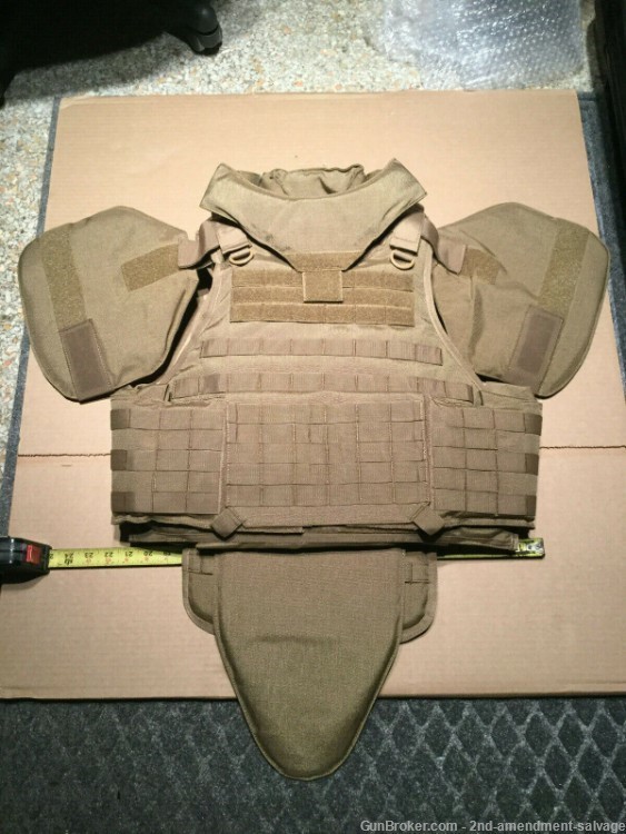 tactical combat body armor with complete IIIA armor package NEW production -img-0