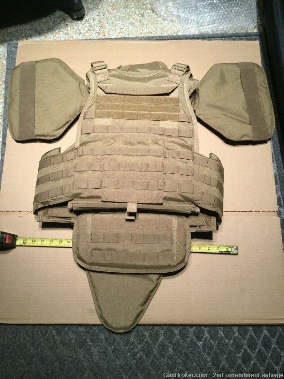 tactical combat body armor with complete IIIA armor package NEW production -img-1