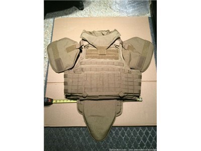 tactical combat body armor with complete IIIA armor package NEW production 
