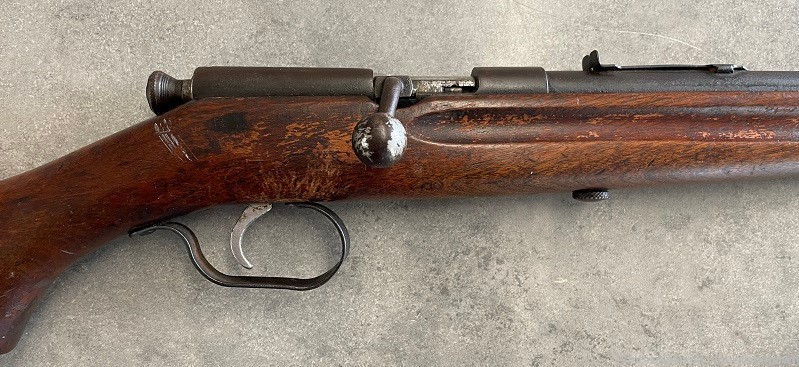 Vintage Springfield Model 82 .22 S/L/LR Single Shot Rifle  (As Is)-img-3