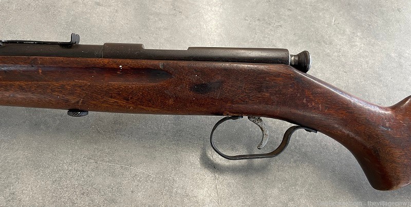 Vintage Springfield Model 82 .22 S/L/LR Single Shot Rifle  (As Is)-img-7