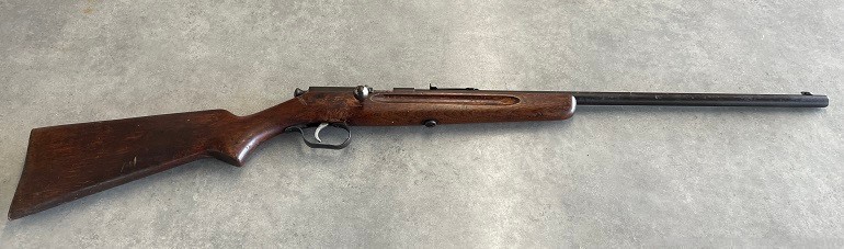 Vintage Springfield Model 82 .22 S/L/LR Single Shot Rifle  (As Is)-img-1