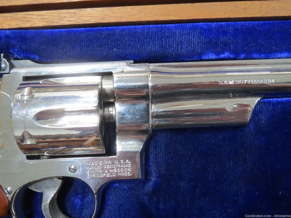 Smith & Wesson 27-2 Nickel, 8 3/8-inch barrel, 357 mag, used in box-img-3