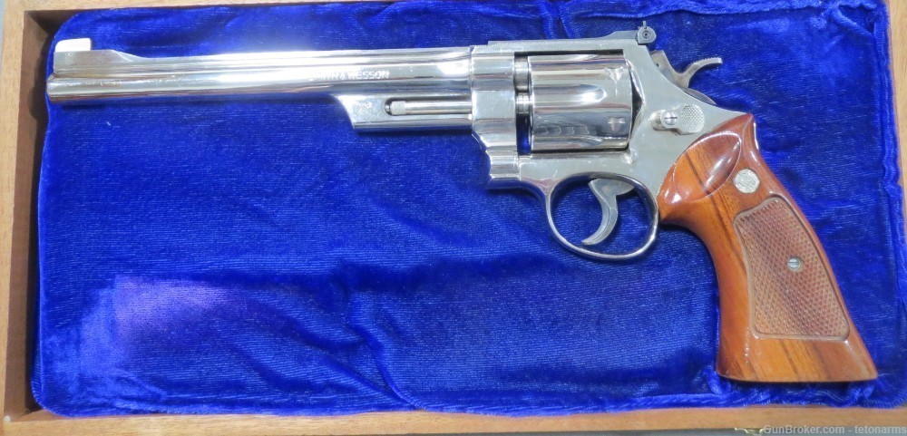 Smith & Wesson 27-2 Nickel, 8 3/8-inch barrel, 357 mag, used in box-img-1