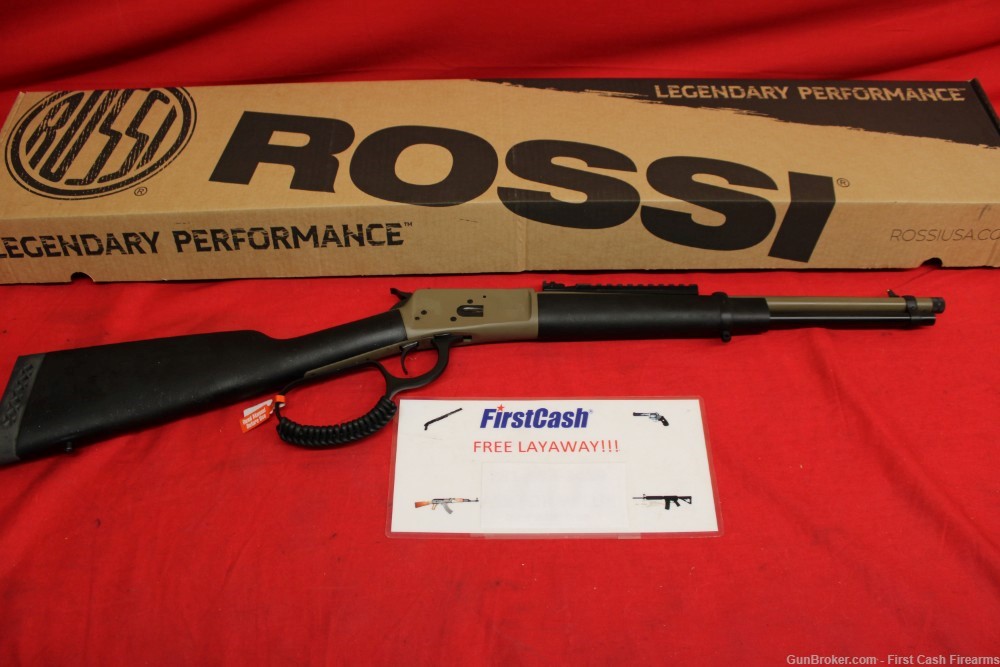 Rossi R92 TBK-FDE 357MAG, R92 357magnum Flat dark earth lever action-img-0