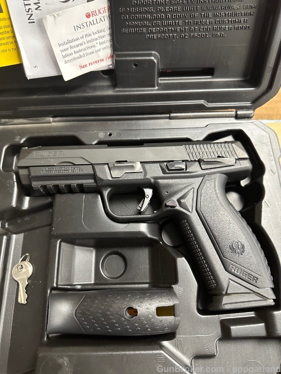 Ruger American Full Size Pistol 45 Auto 2 Mags & Case-img-1