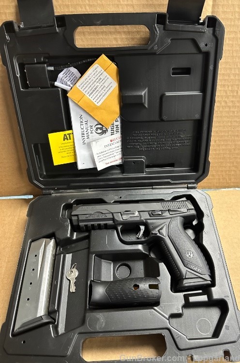 Ruger American Full Size Pistol 45 Auto 2 Mags & Case-img-0