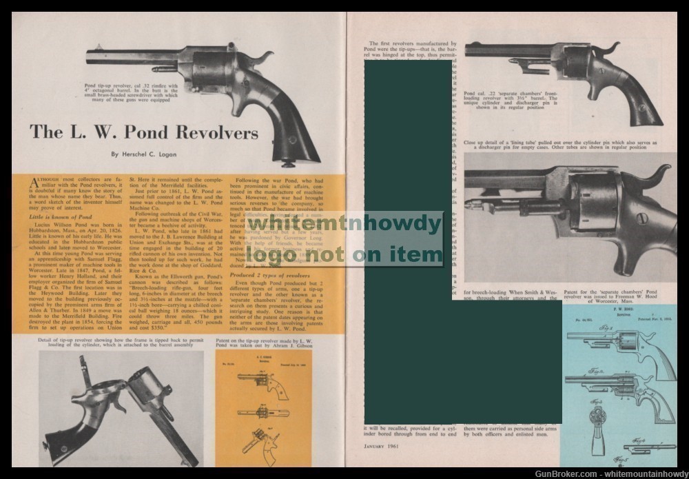 1961 The L.W. POND Revolvers 3-page Article-img-0