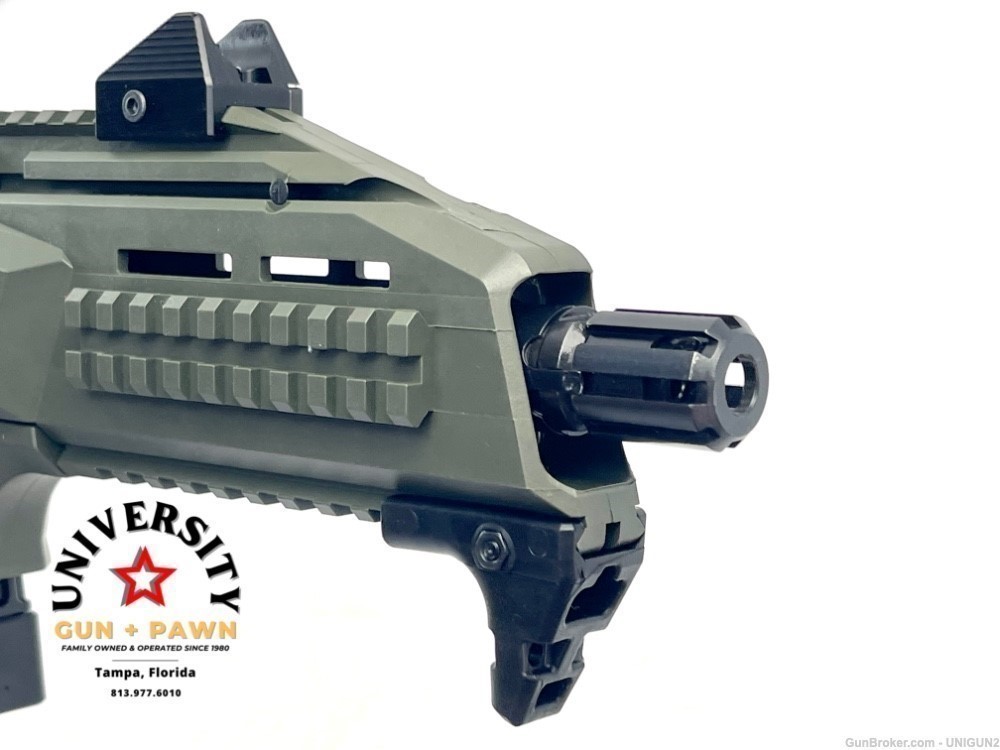 CZ-USA CZ Scorpion EVO 3 S1 Pistol 9mm OD Green 806703013558 01355-img-13