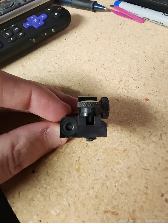 Browning T bolt rear sight. New old stock-img-3