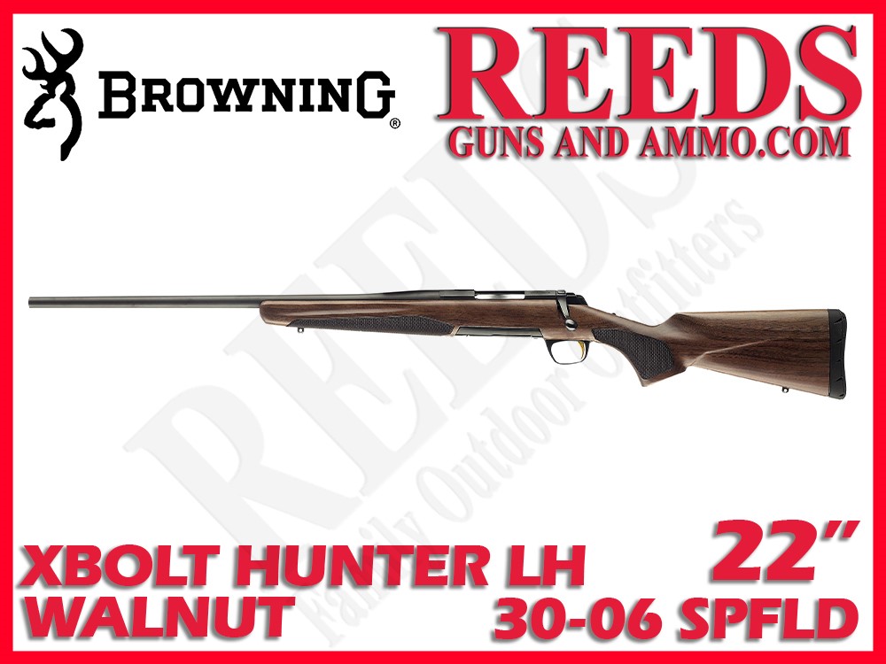 Browning Xbolt Hunter Left Hand Walnut Blued 30-06 Spfld 22in 035255226-img-0